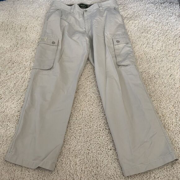 Eddie Bauer Pants Mens Cargo Straight Hiking Active Pants Size 36X30 Stone Beige - Picture 4 of 7